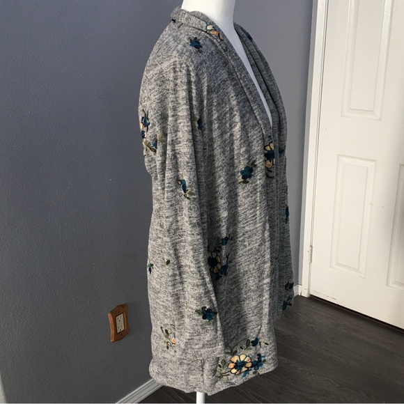 Fig and flowers open front cardigan - Picture 5 of 11